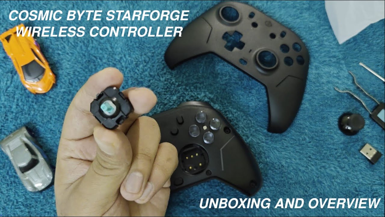 Cosmic Byte Starforge Wireless Controller | Unboxing & Initial Review |  Replaceable TMR Joysticks!!