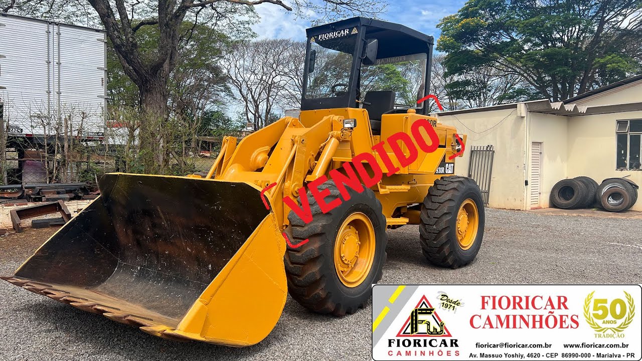 PÁ CARREGADEIRA CATERPILLAR 930-R 1989