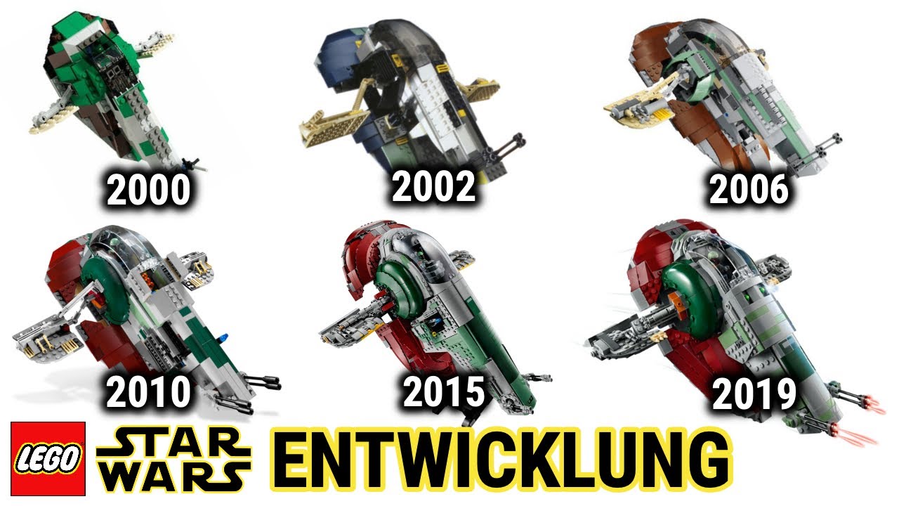 Die Entwicklung der Slave One (2000-2019)! | LEGO Star Wars Set Vergleich! | Boba & Jango Fett