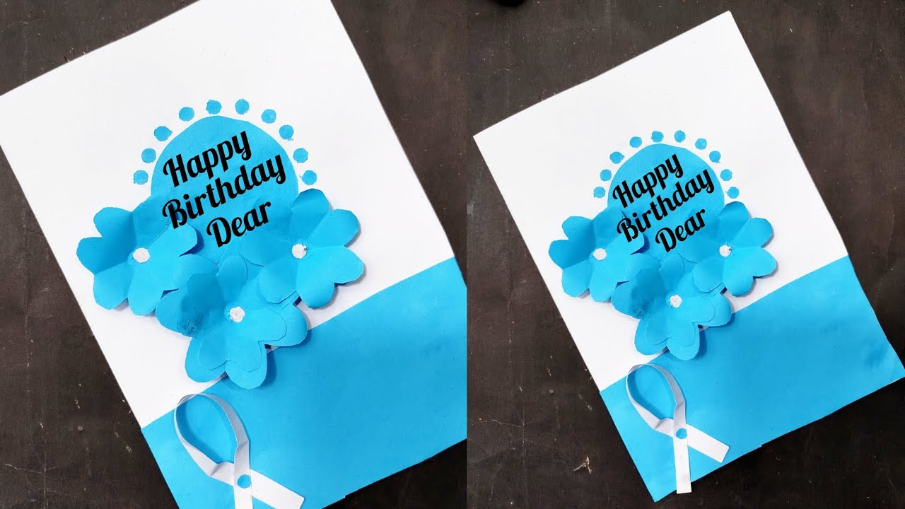Happy Birthday Card Making | Easy & Beautiful Birthday Greeting Card Making | Viral Video 