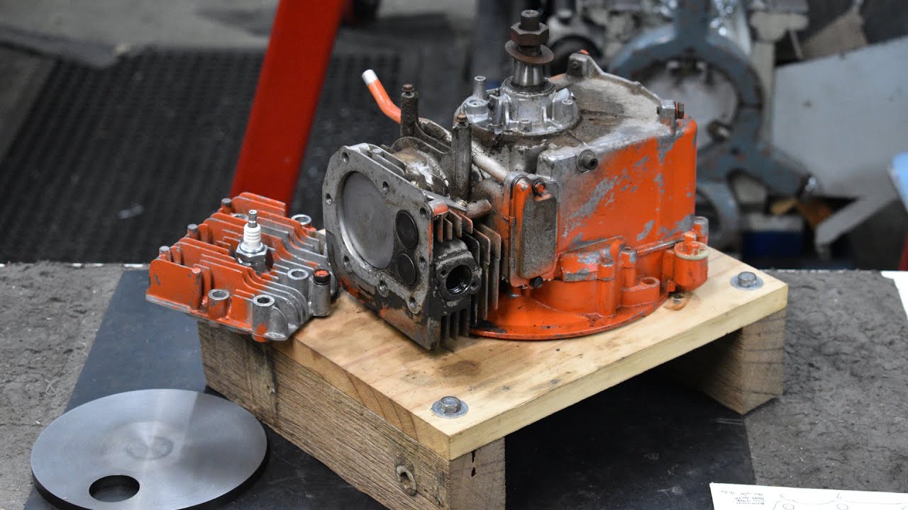 Converting a Briggs & Stratton engine into an air compressor - Part 1.