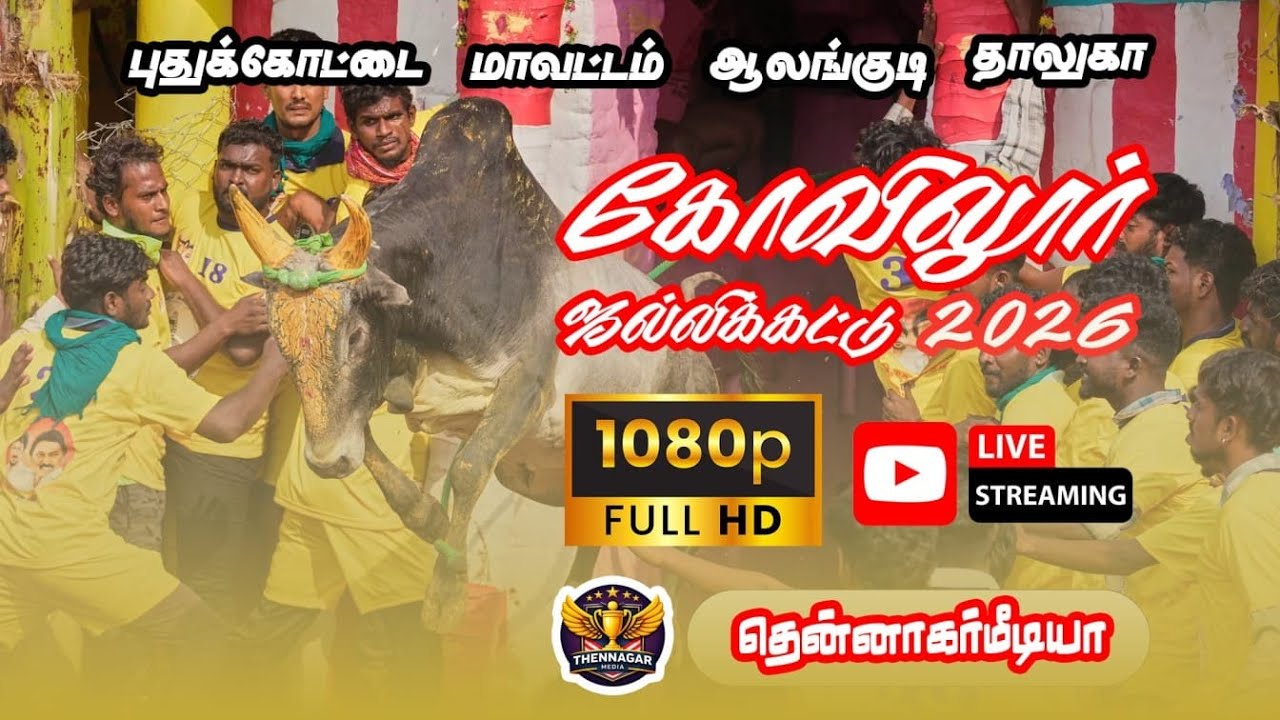 LIVE HD || KOVILUR JALLIKATTU 2026 || LIVE from#thennagar_media