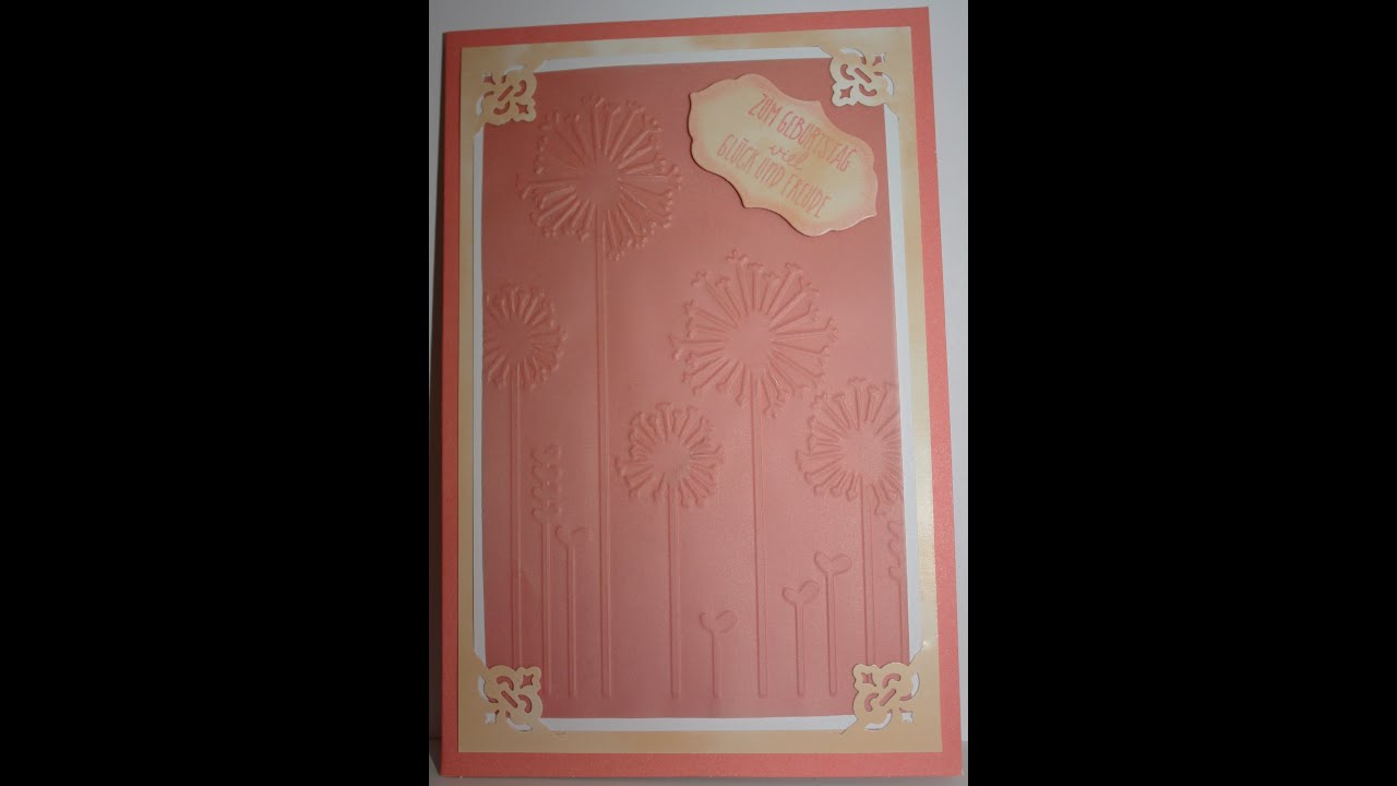 Ideen zu Prägefolder...ein Folder zwei Stile.
