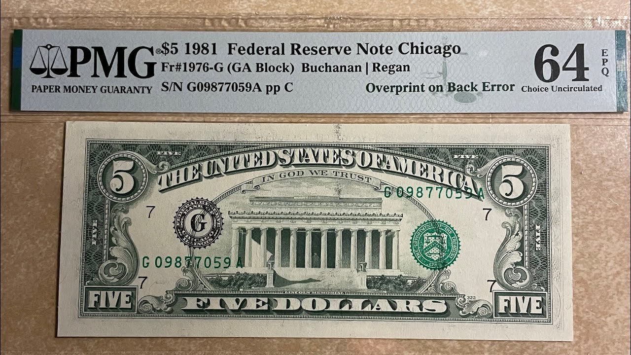 A guide to paper money errors