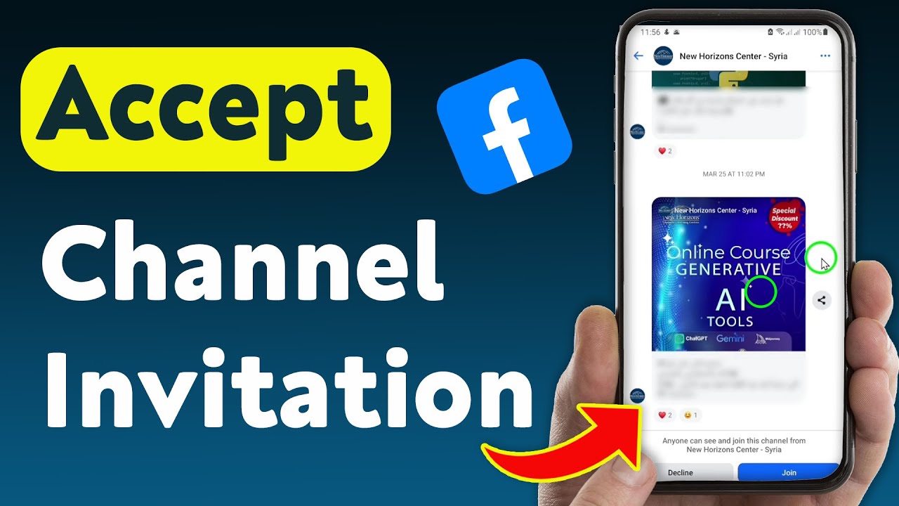 How To Accept Channel Invitation On Facebook (Updated)
