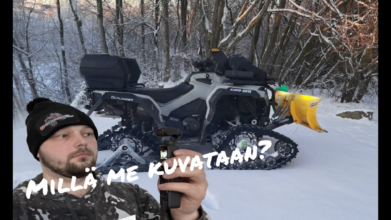 Asennetaan mönkijään telat sekä esitellään kuvauskalustoa! | Canam Outlander Max 500 - Camso T4S