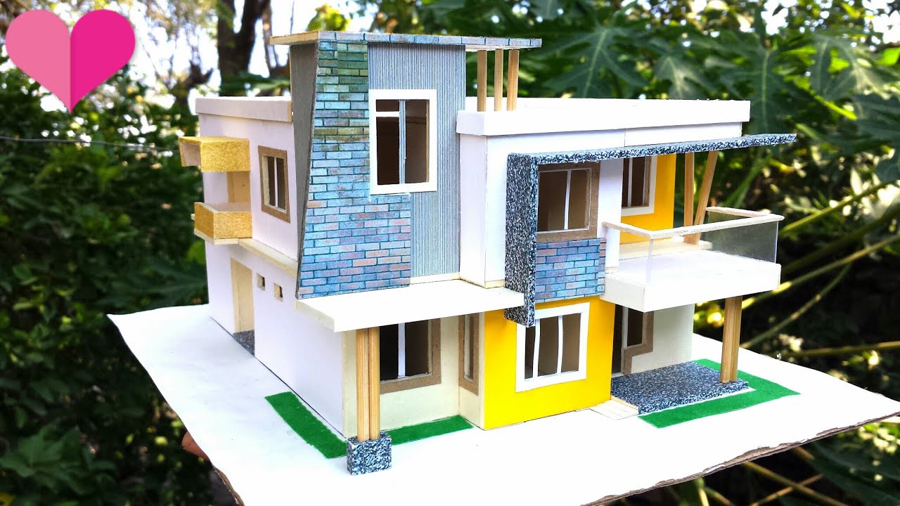Como hacer una maqueta de una casa de dos pisos PARTE 1 de 2