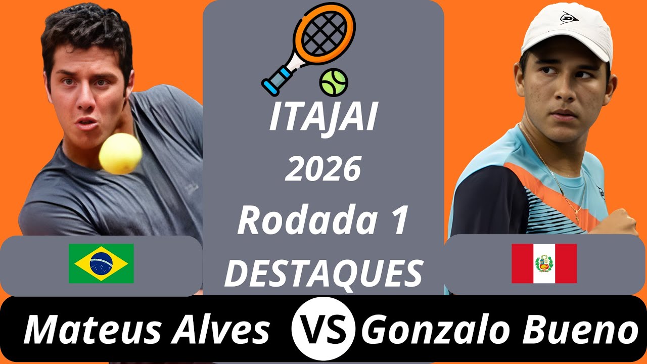 Mateus Alves vs Gonzalo Bueno | Itajai 2026 R1 Destaques