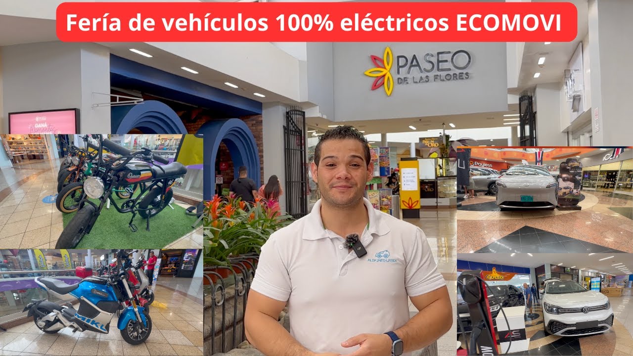 Fería de vehículos eléctricos #ecomovi en Costa Rica