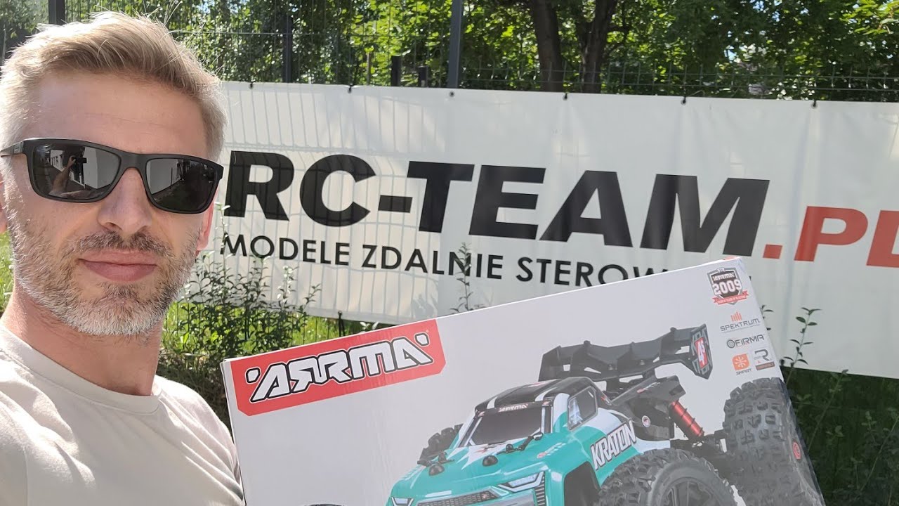 Arrma Kraton 4s z RC-Team.pl | unboxing w plenerze | toomajRC