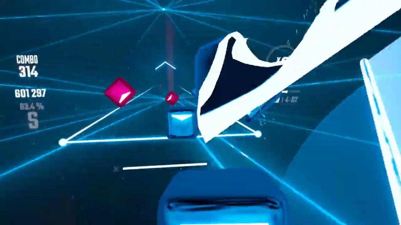Beatsaber power of the saber blade hard