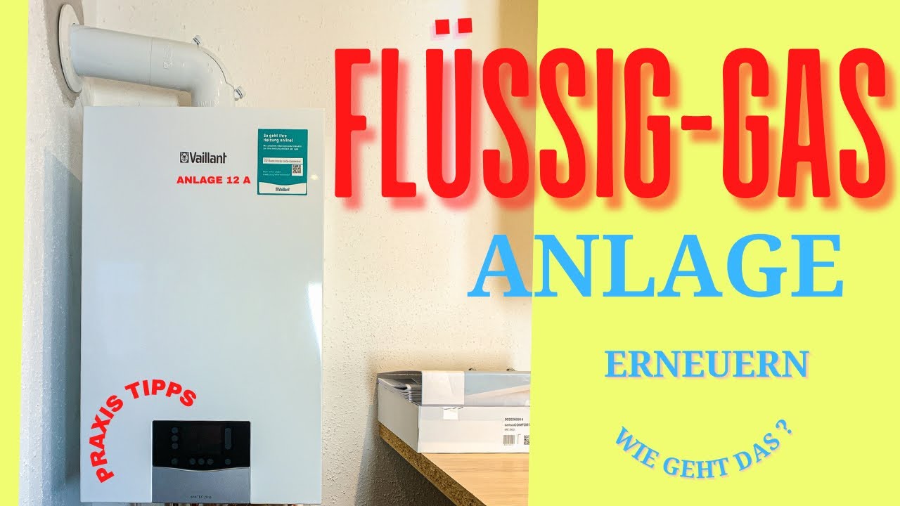 Das Leben als Heizungsbauer Flüssig-Gas Anlage.