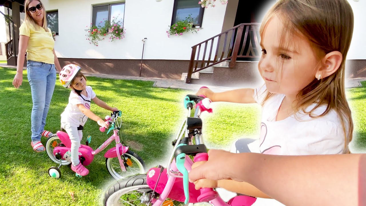 👧 BRIANA 🚴 Prima Dată pe BICICLETĂ 💥