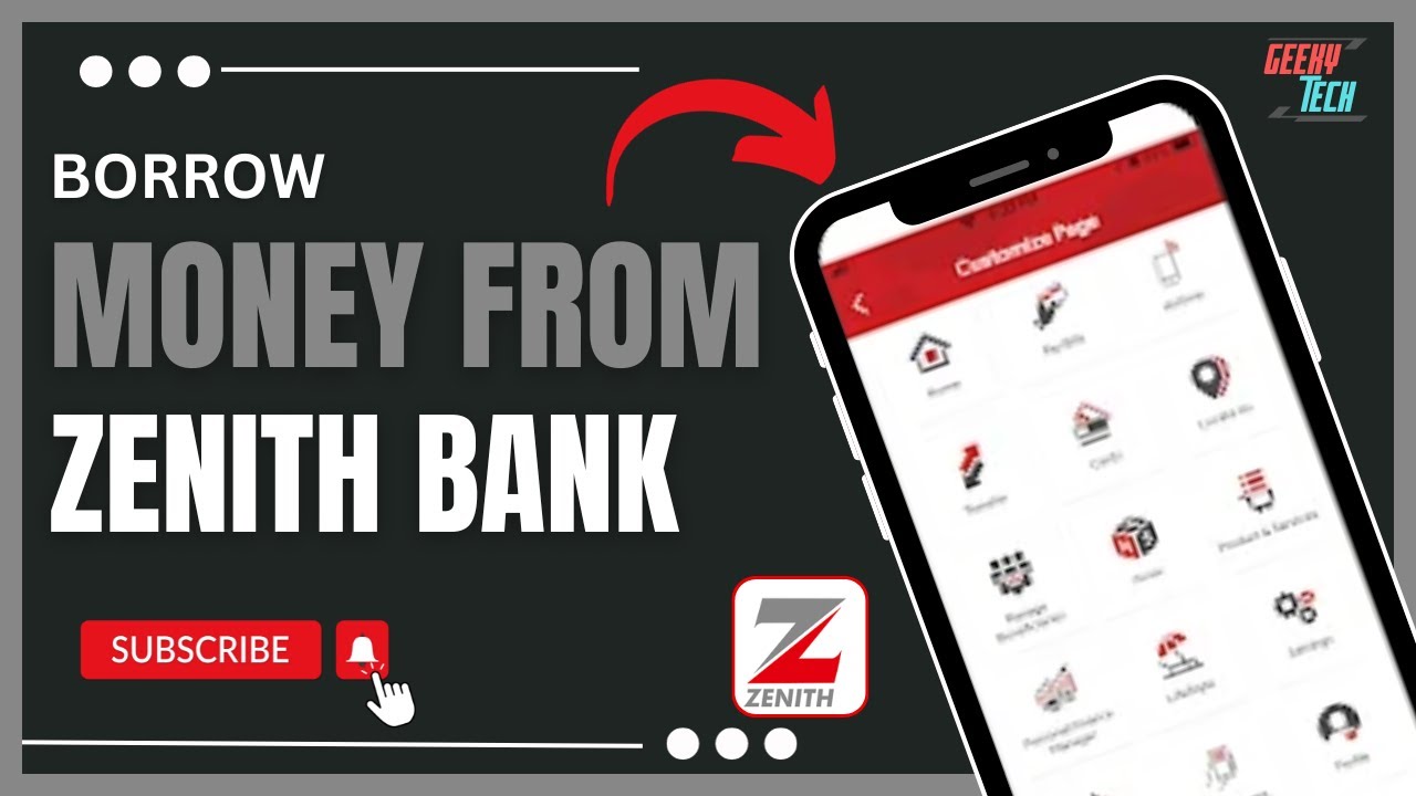 How To Borrow Money from Zenith Bank App !