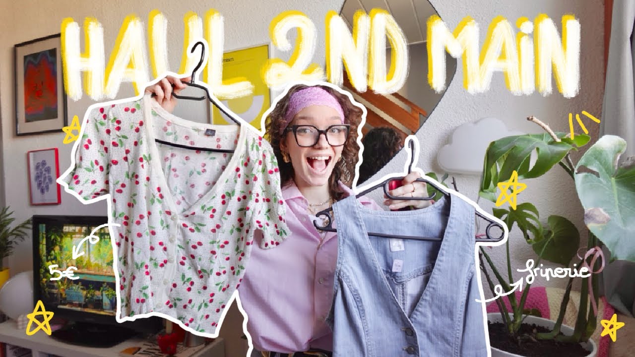 MA NOUVELLE GARDE ROBE PRINTANIERE 100% SECONDE MAIN (haul friperies de Caen & Sellpy )