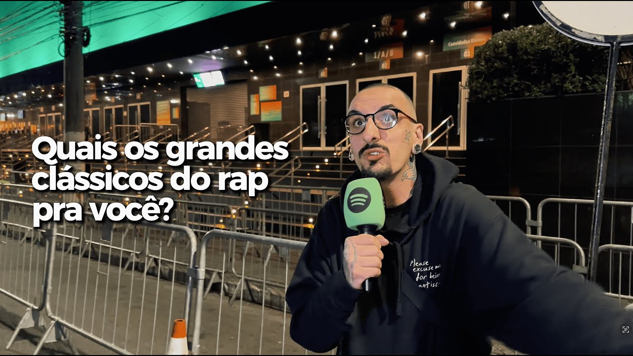 Spotify na Rua I Falatuzetrê, álbuns clássicos de Rap