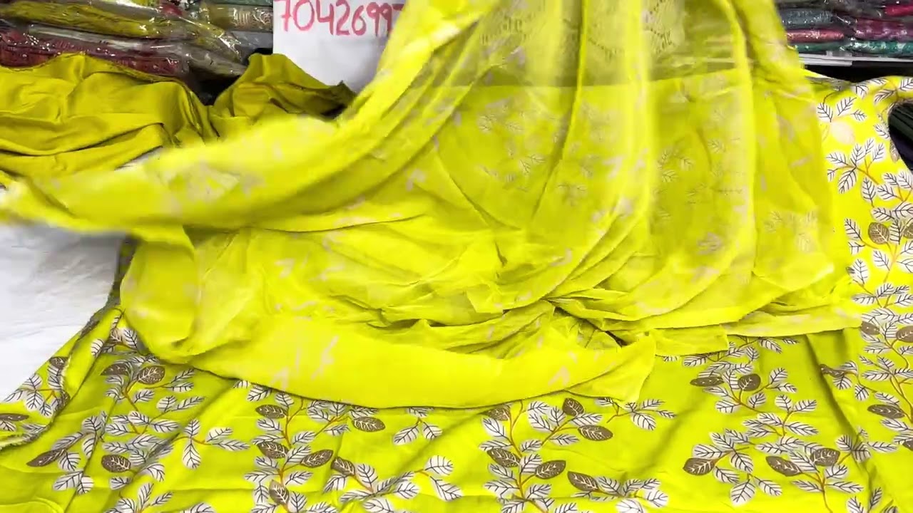 Beautiful Jam Cotton Panel Embroidery Suit Set | Trendy Leaf Design | ₹670☎️7042699705