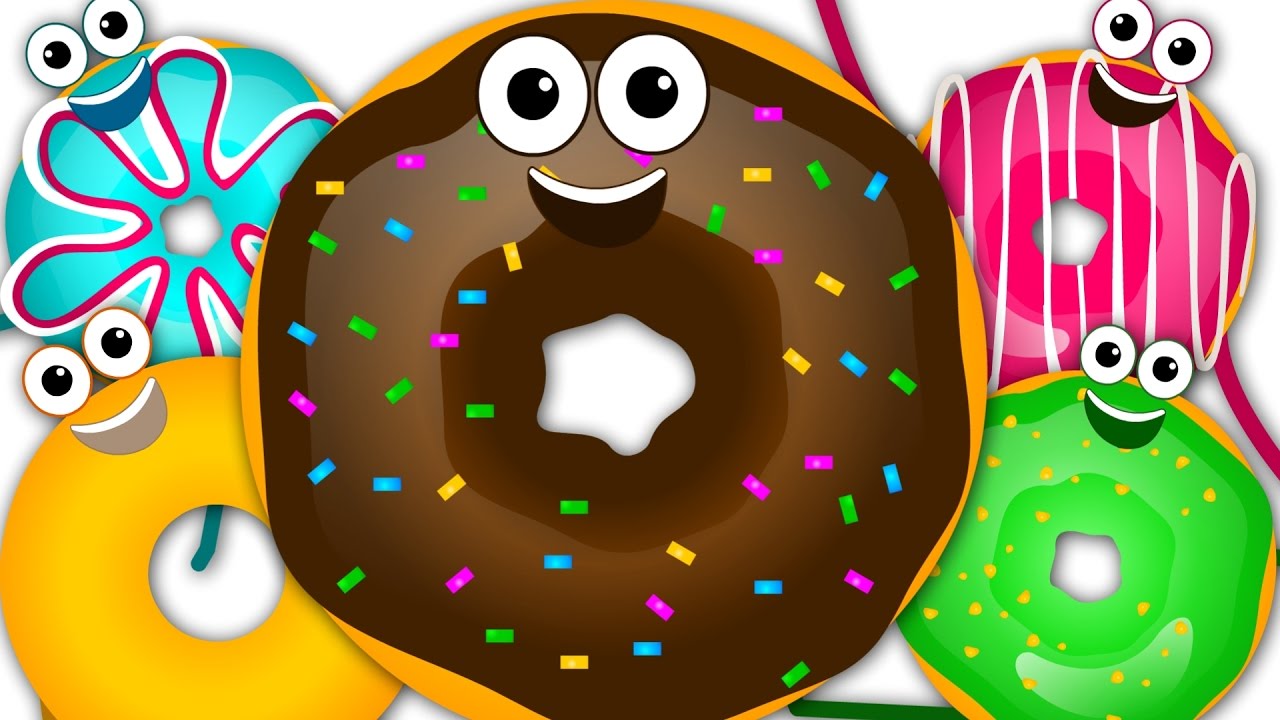 Five Little Donuts | Food Song | Nursery Rhymes | Kids Song | Children Rhymes