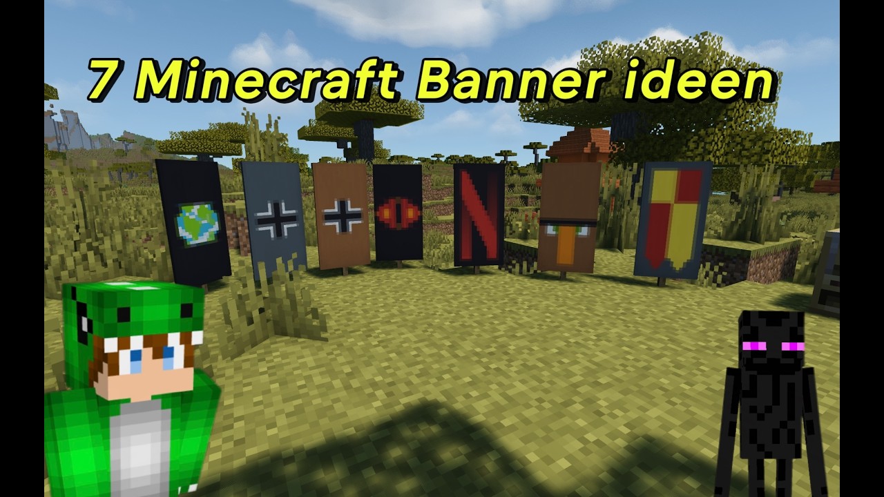 7 Minecraft Bannerideen