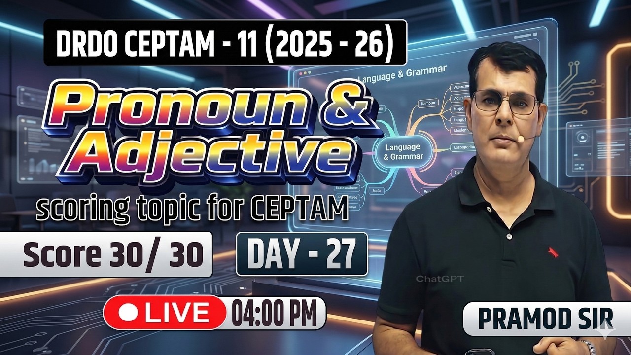 Complete English for DRDO CEPTAM 11 | Day 28 | Prepostion | Magical Aptitude | #drdoexam