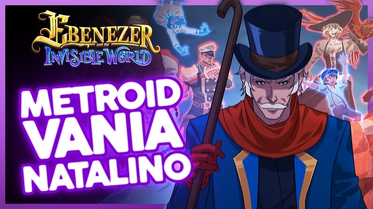 Metroidvania NATALINO Incrível - Ebenezer and the Invisible World