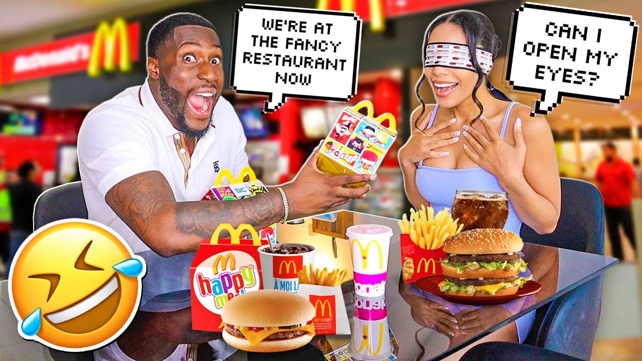 Making my Girlfriend DRESS UP for a DATE then taking her to MCDONALDS *HILARIOUS PRANK!*