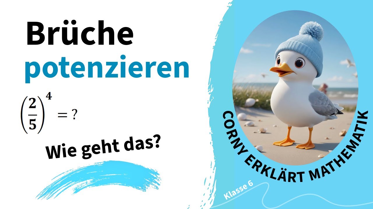 Brüche potenzieren, Bruch mal Bruch, 6. Klasse