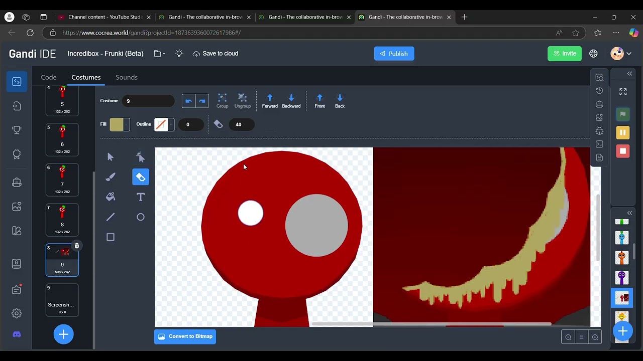 || Making Horror Frunki || Horror Apple Frunki + Bonus at the start!