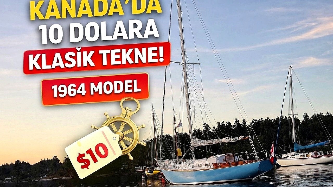 1964’te Bu Teknoloji Nasıl Var?! | 10 Dolarlık Kanada Teknesinin İçi