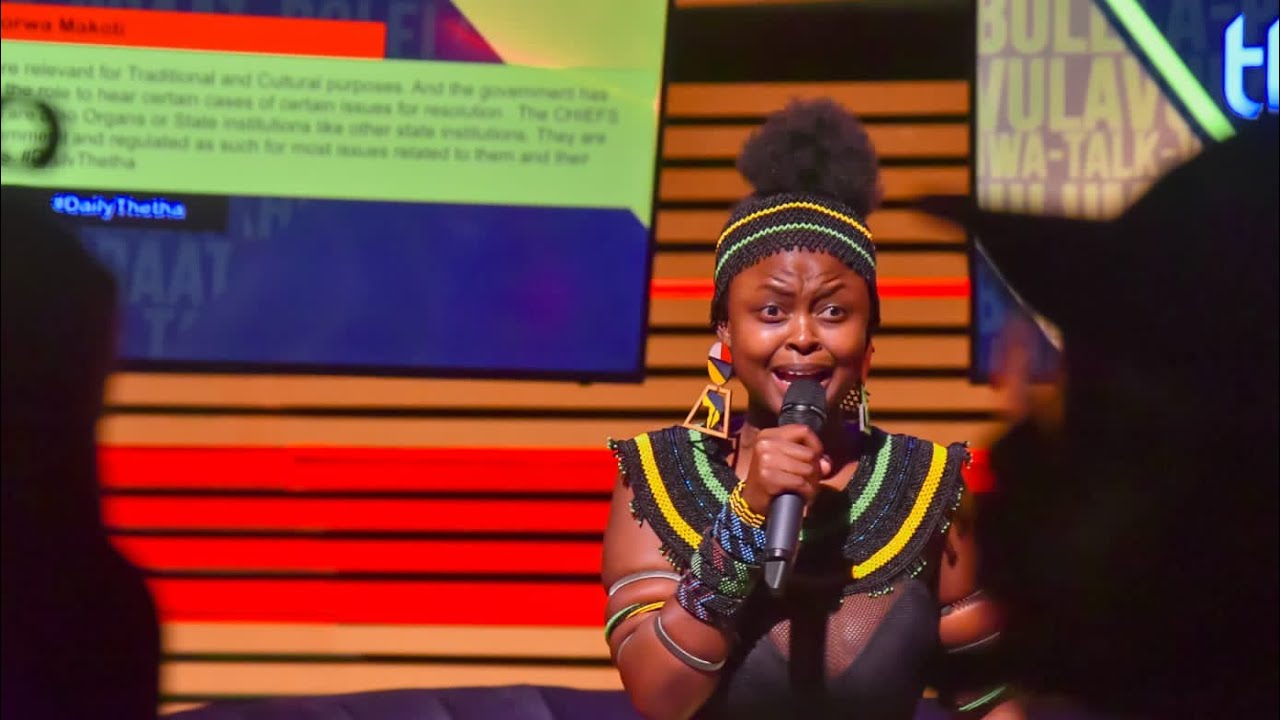 Audrey Kozwana Daily Thetha Praise Poetry Performance