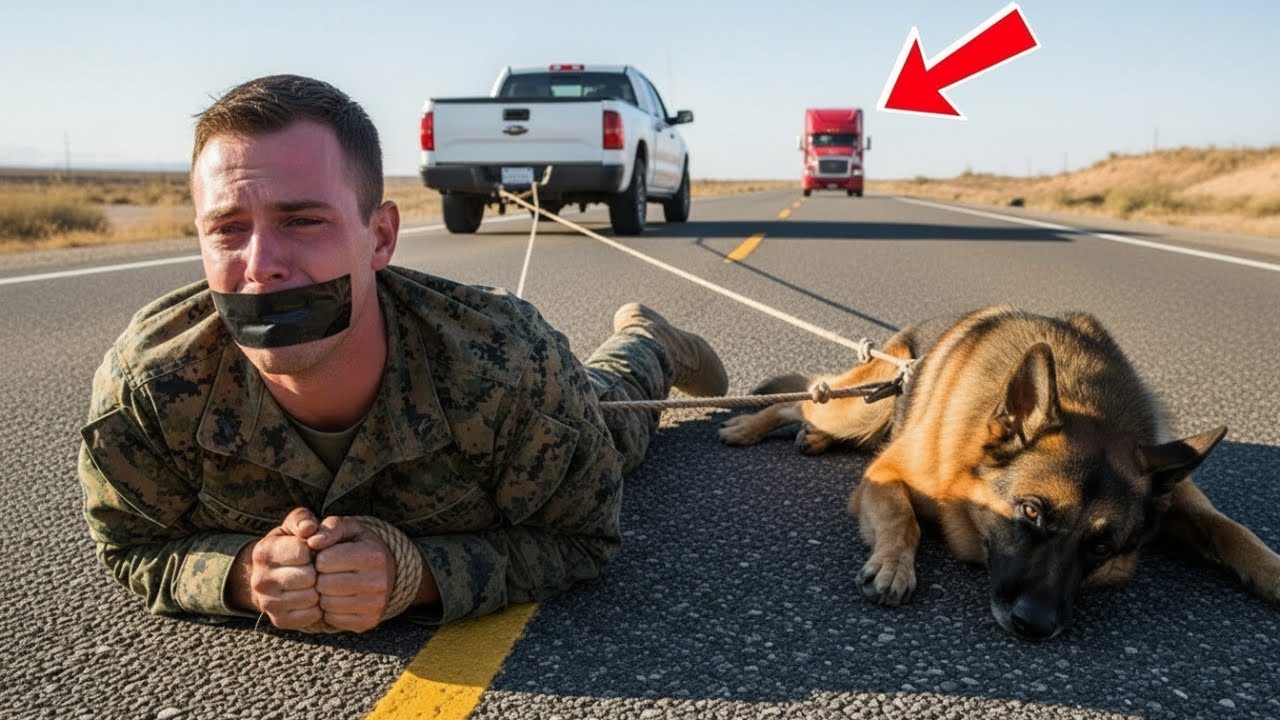 The SHOCKING Moment a Trucker Helped a Marine in Need
