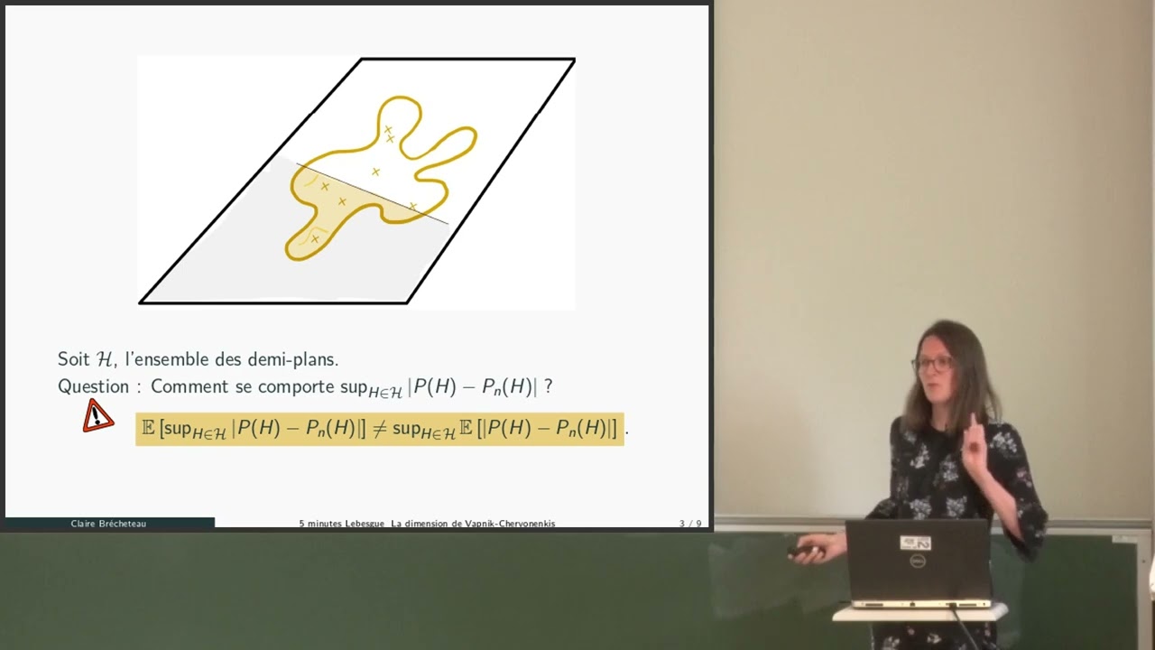 Claire Br&eacute;cheteau - La dimension de Vapnik-Chervonenkis