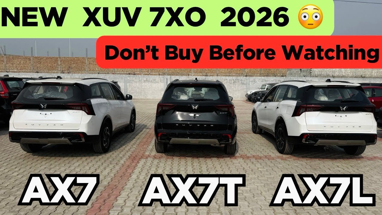 XUV 7XO AX7 VS AX7T VS AX7L 🔥| XUV7XO BEST VARIANT | MAHA COMPARISON 