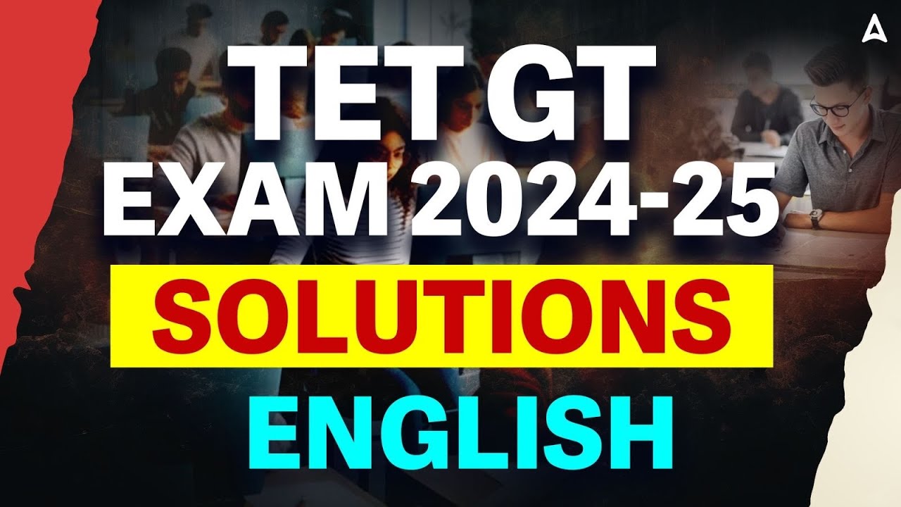 Assam TET 2025 | Assam TET English Question Paper | TET GT Exam Solutions 2025