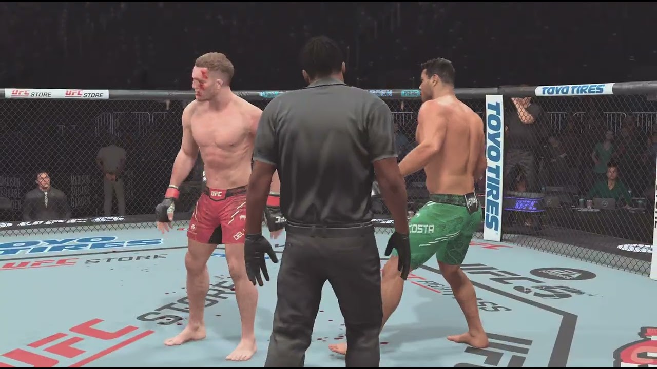 Dog walking paulo costa on legendary difficulty