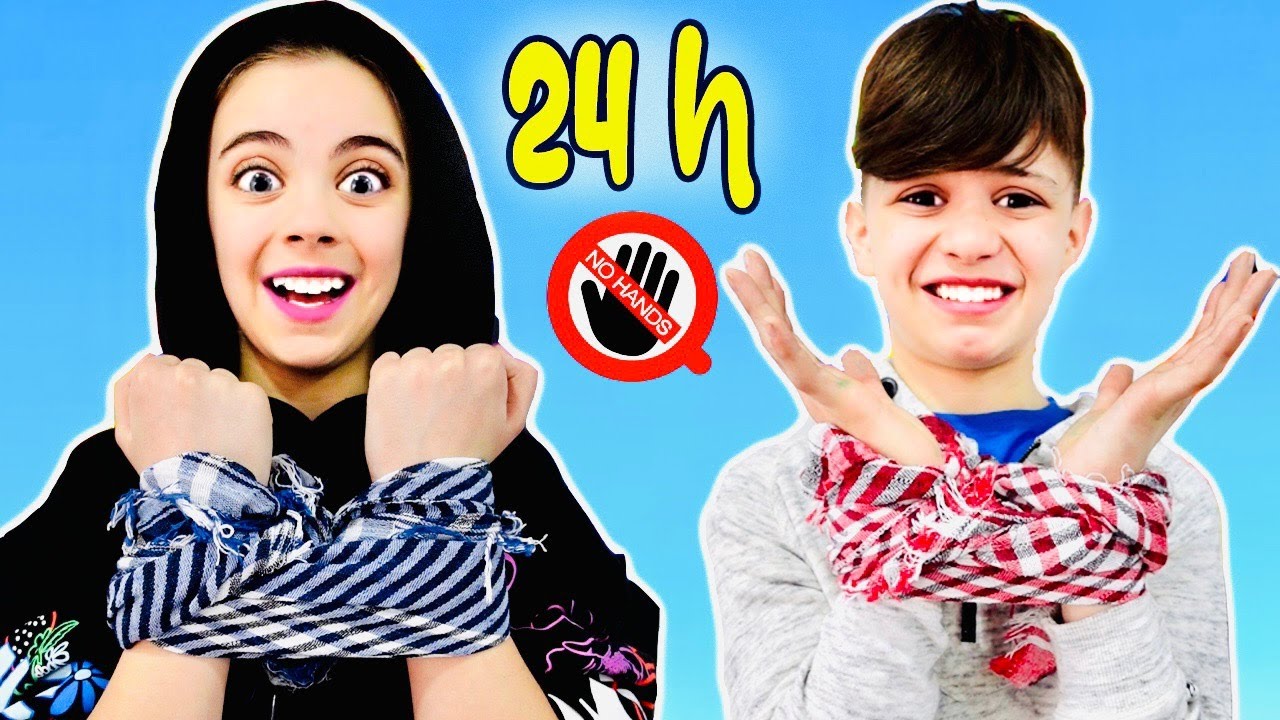 24 DE ORE FĂRĂ MÂINI ! A fost FOARTE GREU !