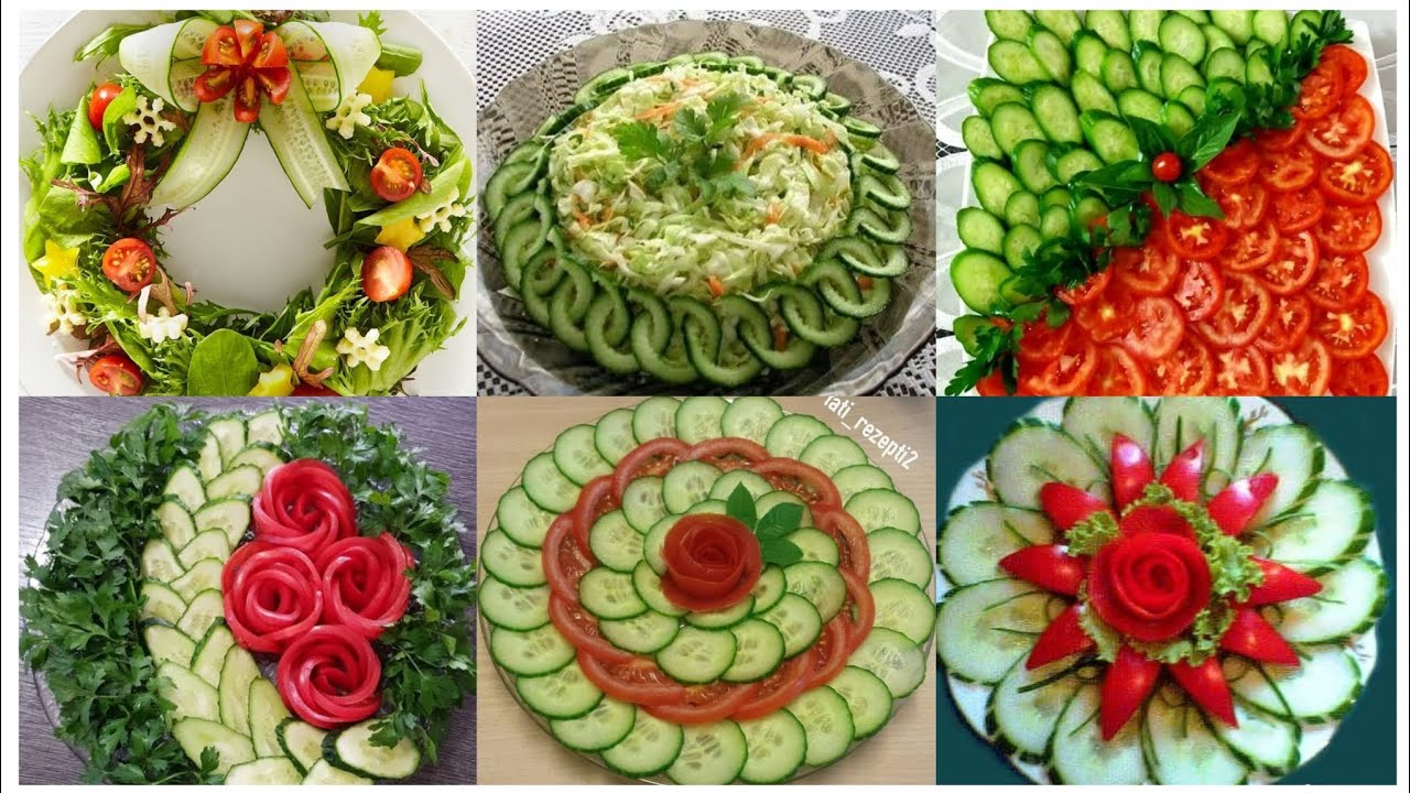 Trending salad decorations ideas / different styles salad ideas#viral #viralvideo #2025 #yummy 