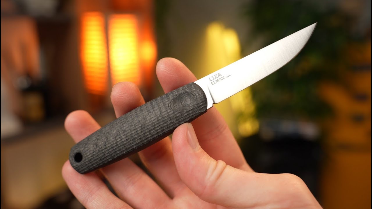 Нож Owl Knife Liza сталь Elmax рукоять карбон 3К