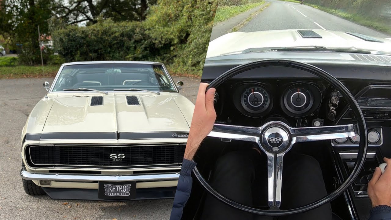 1967 Chevrolet Camaro RS SS 350 V8 Convertible Manual For Sale - POV Driving & Walk-around Video
