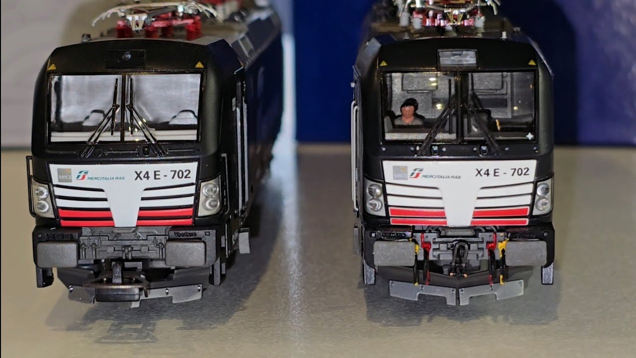 Confronto Diretto tra Siemens Vectron Roco e Piko Expert(Mercitalia Rail)DCC Sound scala H0