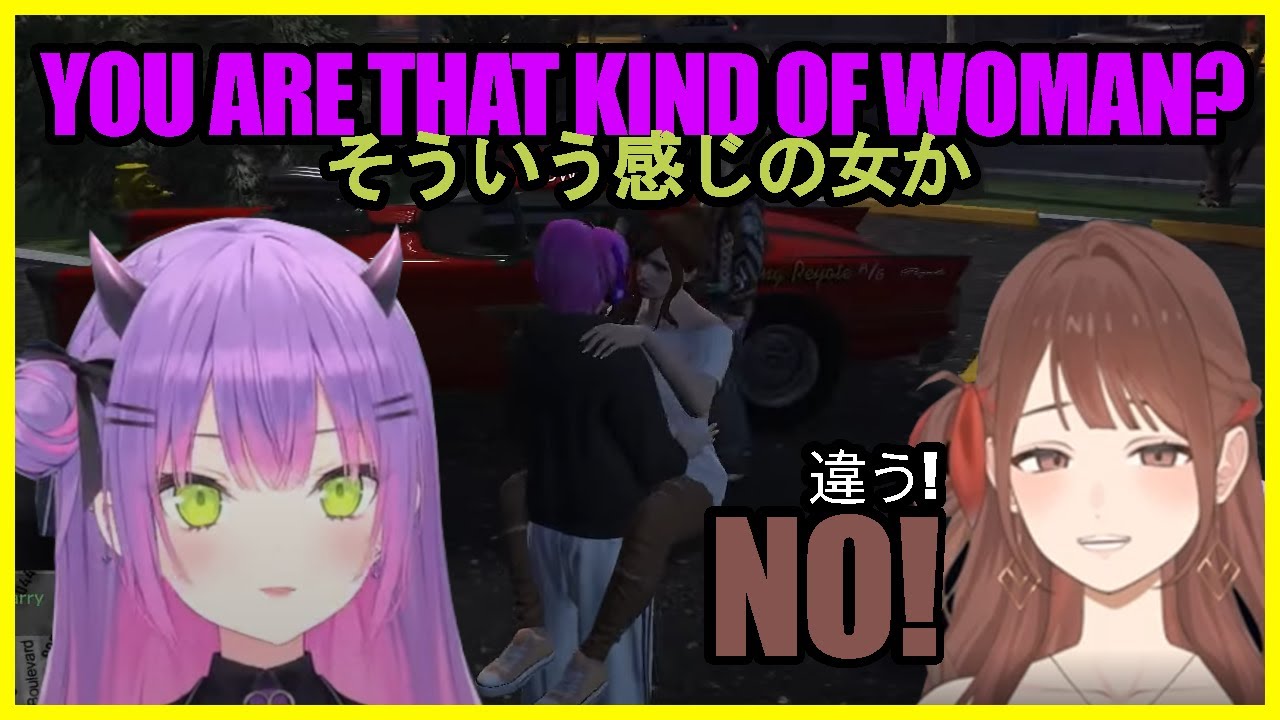 Nigongo suddenly starts kissing Towa before taking her hostage 【GTA Madtown】