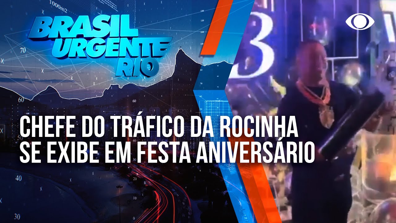Chefe do tráfico da Rocinha dá festança no morro para comemorar aniversário