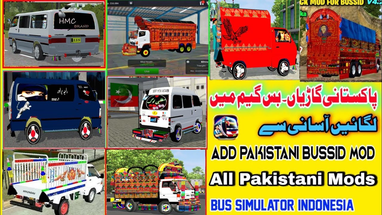All pakistani bussid mods and mods full way to install bus simulator indonesia truck mod coaster mod