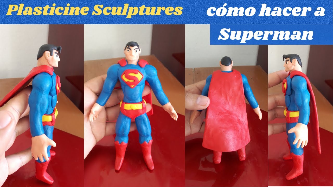 SUPERMAN Clásico de PLASTILINA