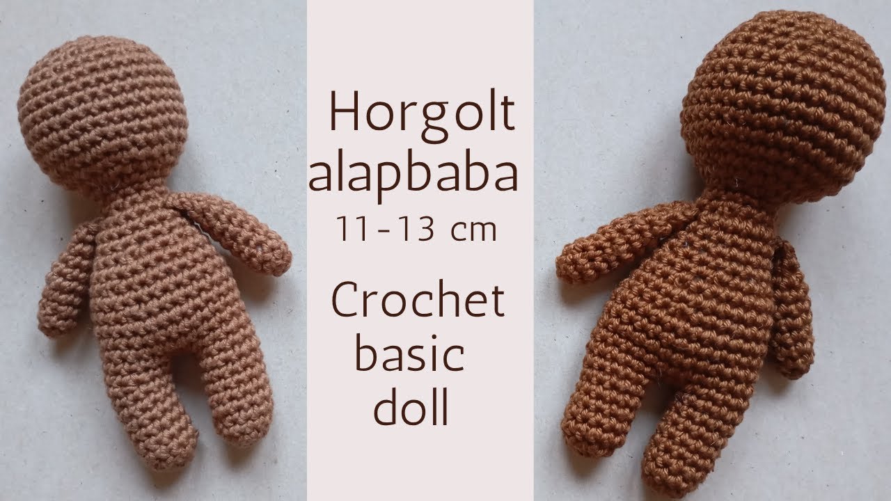 Horgolt ALAP BABA / BASIC Crochet DOLL