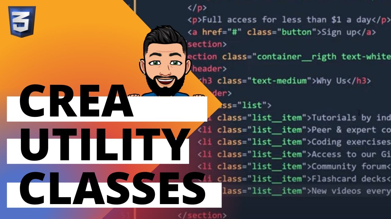 👌 Aprende a crear tus propias ⇨ UTILITY CLASSES | Prácticas de HTML y CSS | Reto #4