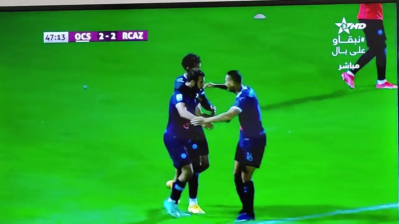 #OCS vs  #RCAZ 2eme but l'&eacute;galisation  #Rcaz 2-2