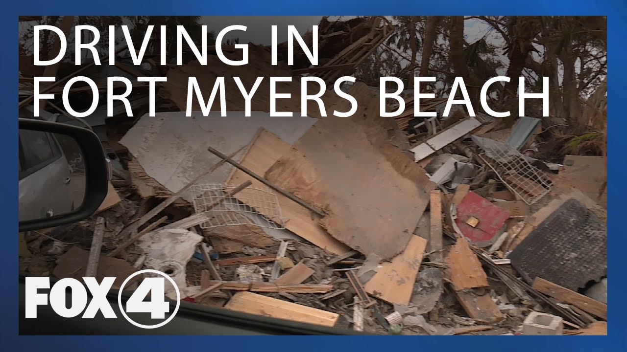 AFTER IAN | Driving in Fort Myers Beach