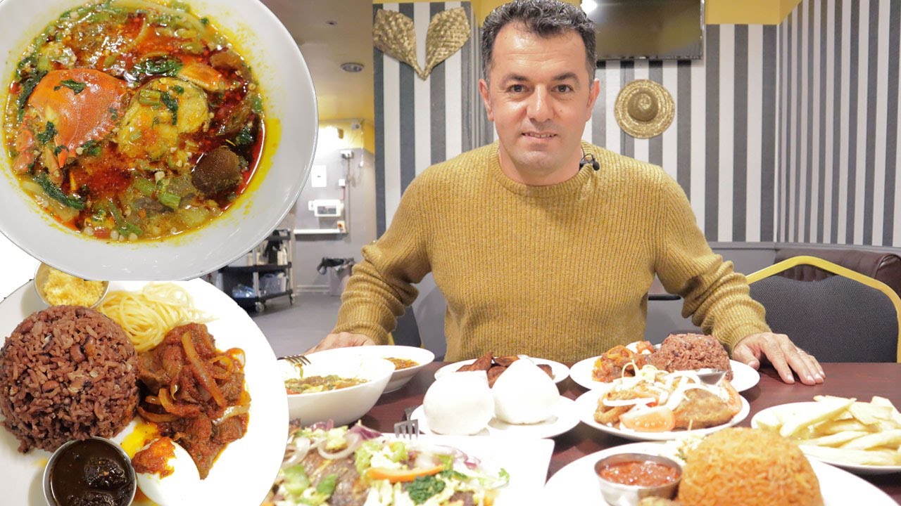 The Ultimate GHANA FOOD,WEST AFRICAN FOOD in Manchester street food