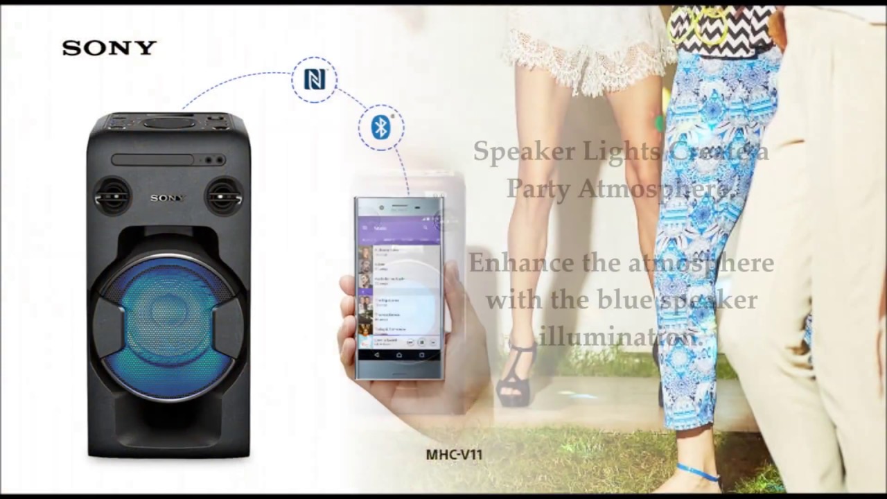 High-Power Home Audio System with Bluetooth Technology | Bluetooth Speaker | Sony Speaker Systems